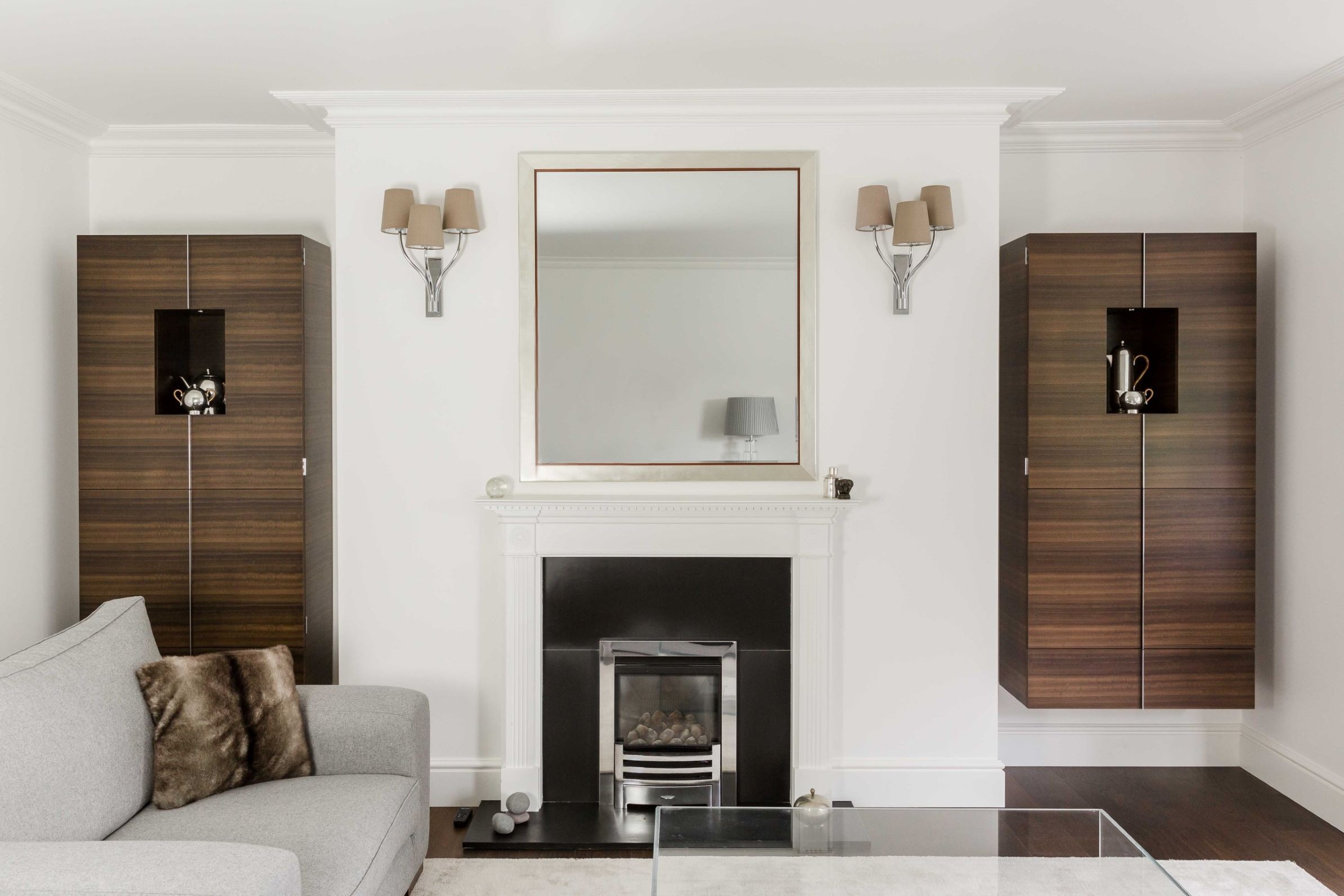 Contemporary Alcove Cabinets